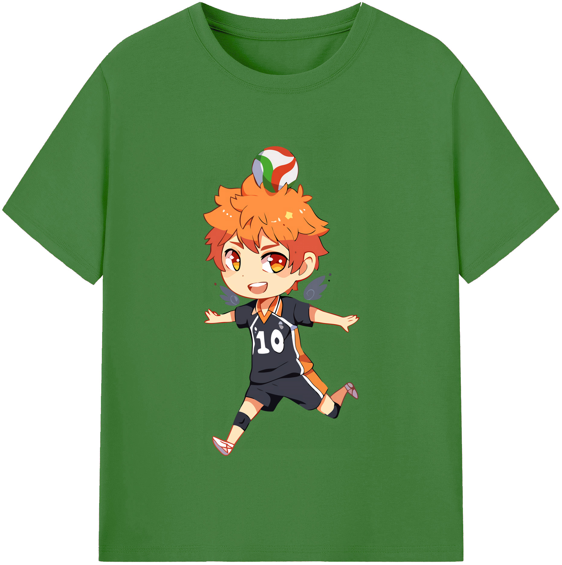 （画像用） ハイキュー!! Haikyu!! レディースカジュアルプリントTシャツ（綿100％）